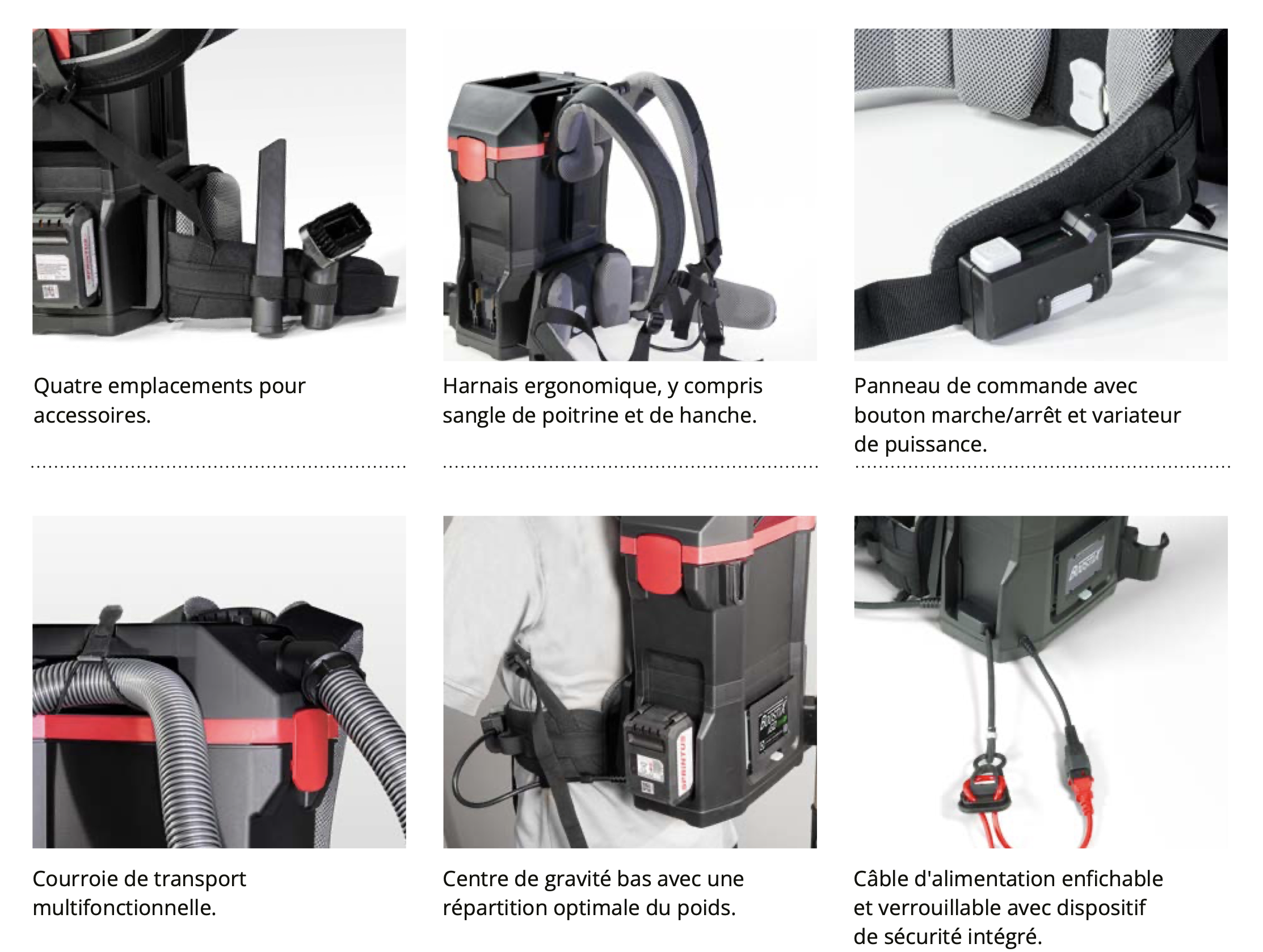 Equipement dorsal BOOSTIX IGO ZERO